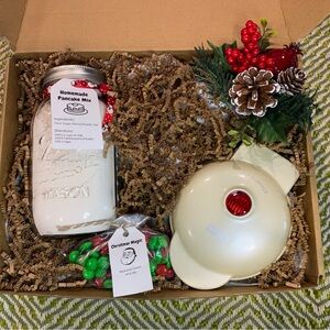 Holiday Pancake Mix Gift Set with Mini Griddle
